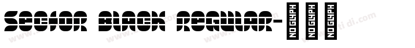 Sector Black Regular字体转换